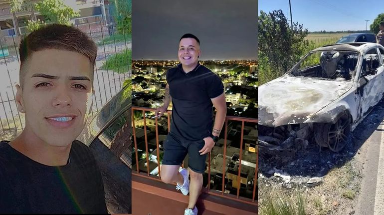 Salieron a festejar el triunfo de Argentina y desaparecieron: encontraron el auto calcinado