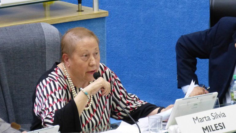 La dirigente y ex legisladora Marta Milesi no abandonó nunca su puesto de lucha. Ni la enfermedad ni las adversidades han podido detener sus actividades. La dirigente y ex legisladora Marta Milesi no abandonó nunca su puesto de lucha. Ni la enfermedad ni las adversidades han podido detener sus actividades.