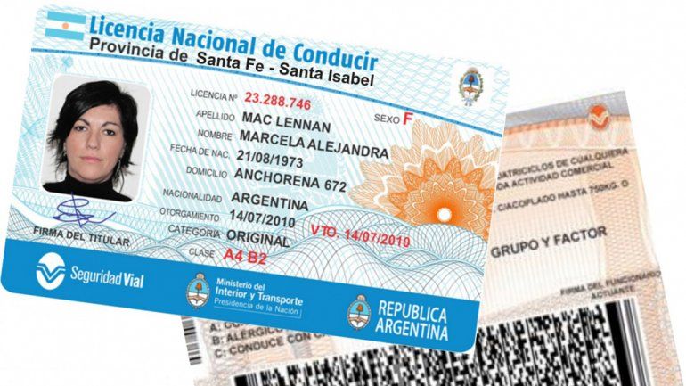 El carnet único de conducir se implementará este año en Cipolletti.&nbsp;