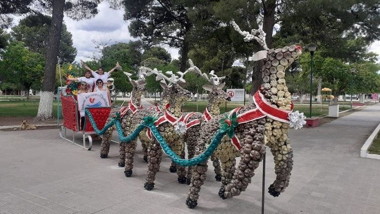 El arte navideño conesino llegó hasta la Legislatura
