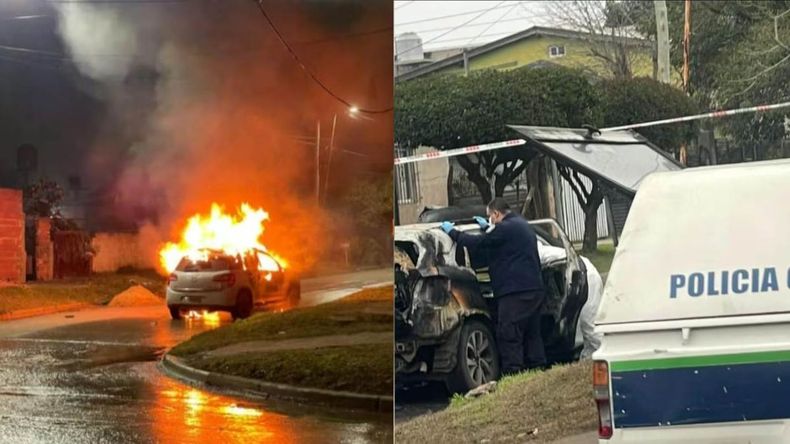 Horror: hallan dos cuerpos calcinados dentro de un auto y sospechan un ajuste de cuentas