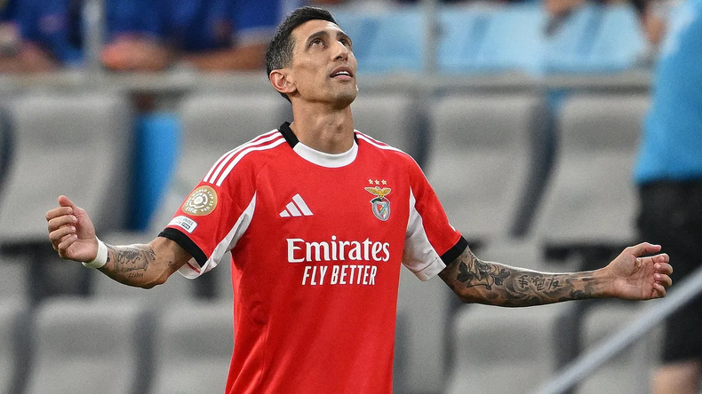 Tras la eliminación de Benfica, Ángel Di María vuelve al fútbol argentino.