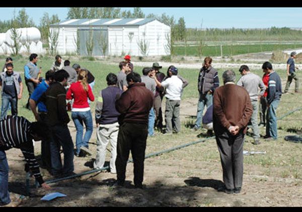 INTA dicta curso de riego localizado