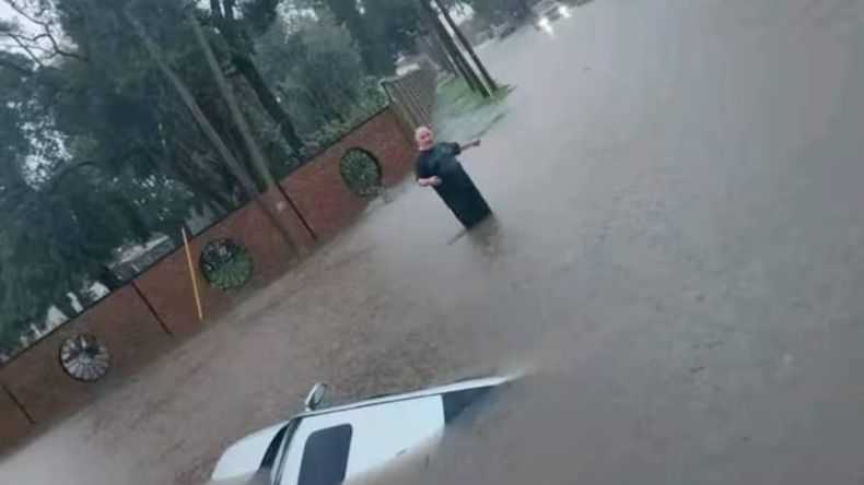 Emiten alerta crítica: No transitar por el temporal de lluvia en Buenos Aires