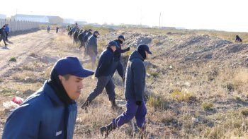 La Policía realiza un rastrillaje en la zona de Toma Norte&nbsp; / Foto