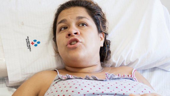 Olivia está internada en el Sanatorio y su mamá, Fernanda, en el Policlínico.