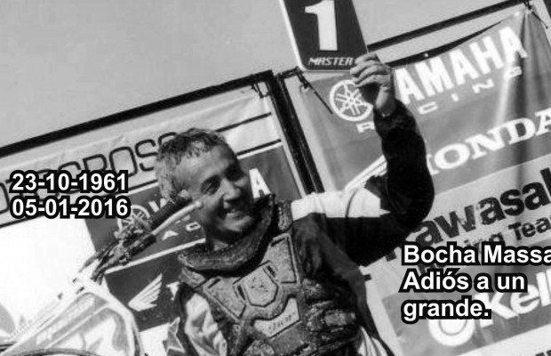 El motocross de luto, falleción Luis Bocha Massa