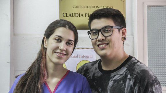 Camila y Blas se sumaron sobre la marcha al proyecto de la UNCo, por sus ganas de garantizar el derecho a la salud de las personas trans.