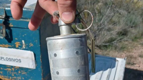 Sierra Grande: encontraron una granada en una vivienda