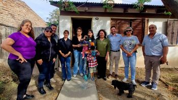 Foto ilustrativa de otro caso de recuperación de una vivienda del IPPV y asignación a la familia de Gisella.&nbsp;