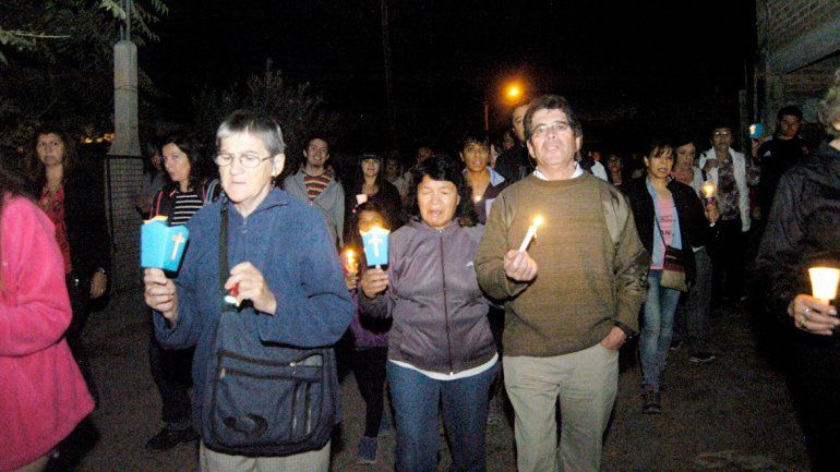 El año pasado se hizo en Labraña y esta noche será en Parque Norte.