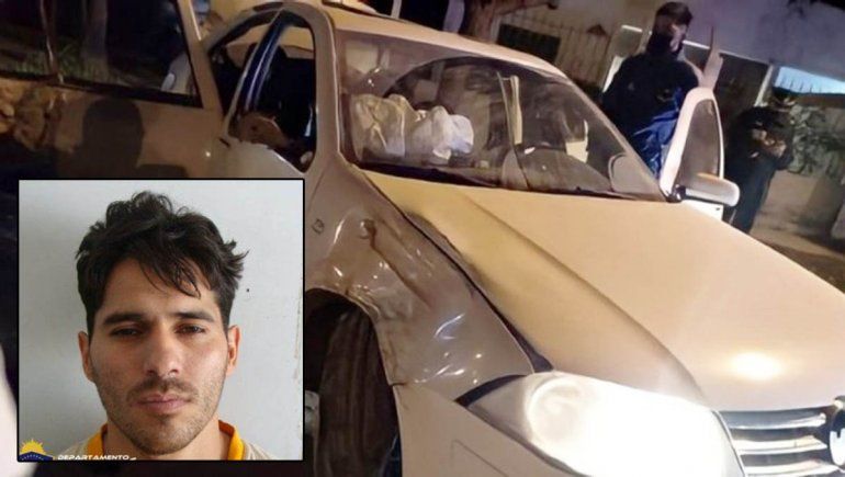 El prófugo Godoy chocó en Neuquén pero logró huir una vez más