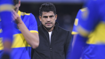 Hugo Ibarra, el técnico de Boca Juniors.