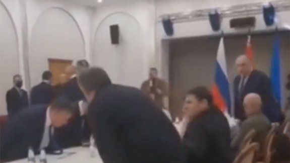 Empezó la negociación entre Ucrania y Rusia