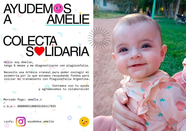 Inician campaña solidaria para ayudar a una beba cipoleña de 6 meses