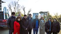 El acto de los intendentes de Neuquén y Cipolletti fue para visibilizar la deuda millonaria que mantiene la Nación en concepto de recursos destinados a obras viales.