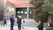 contencion y clases suspendidas en tres jardines de infantes