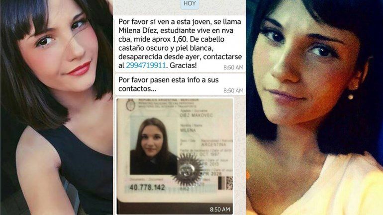 Apareció la joven cipoleña que buscaban en Córdoba