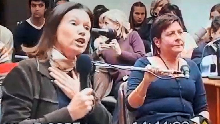 Careo entre Inés Ongay y Pichi tayler en el juicio de María Marta García Belsunce.