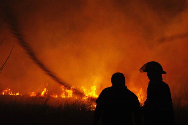 Otro incendio en la zona de La Falda
