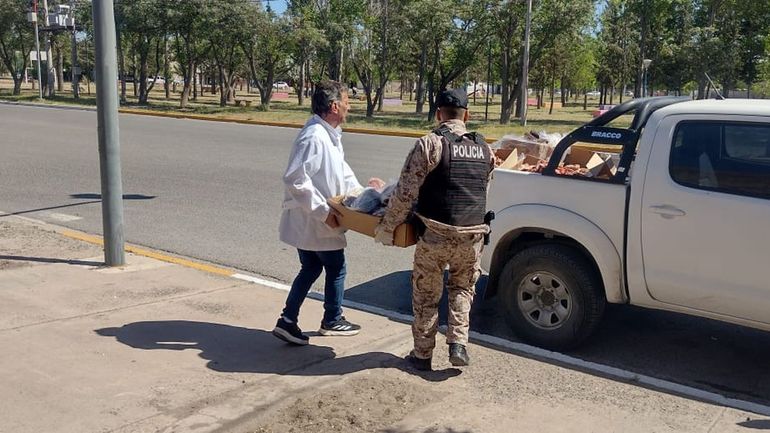 El operativo tuvo como resultado el decomiso de 700 kilogramos de carne con distintas irregularidades en siete carnicerías de Catriel.