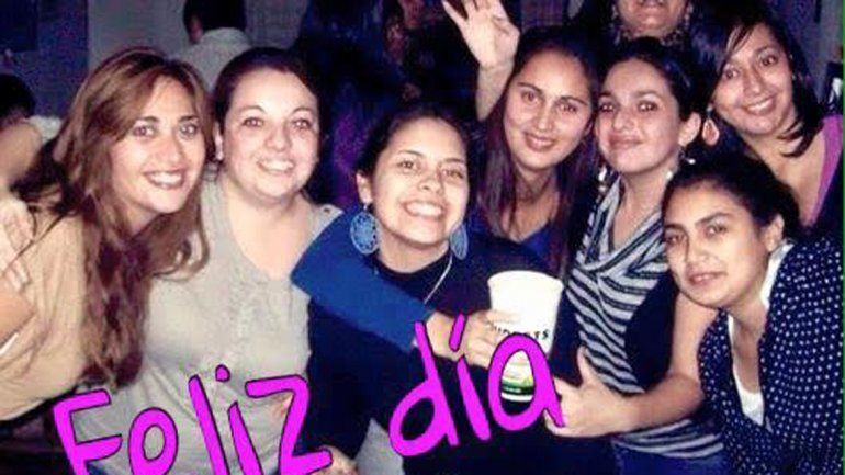 Natalia nos mandó esta foto con sus amigas.