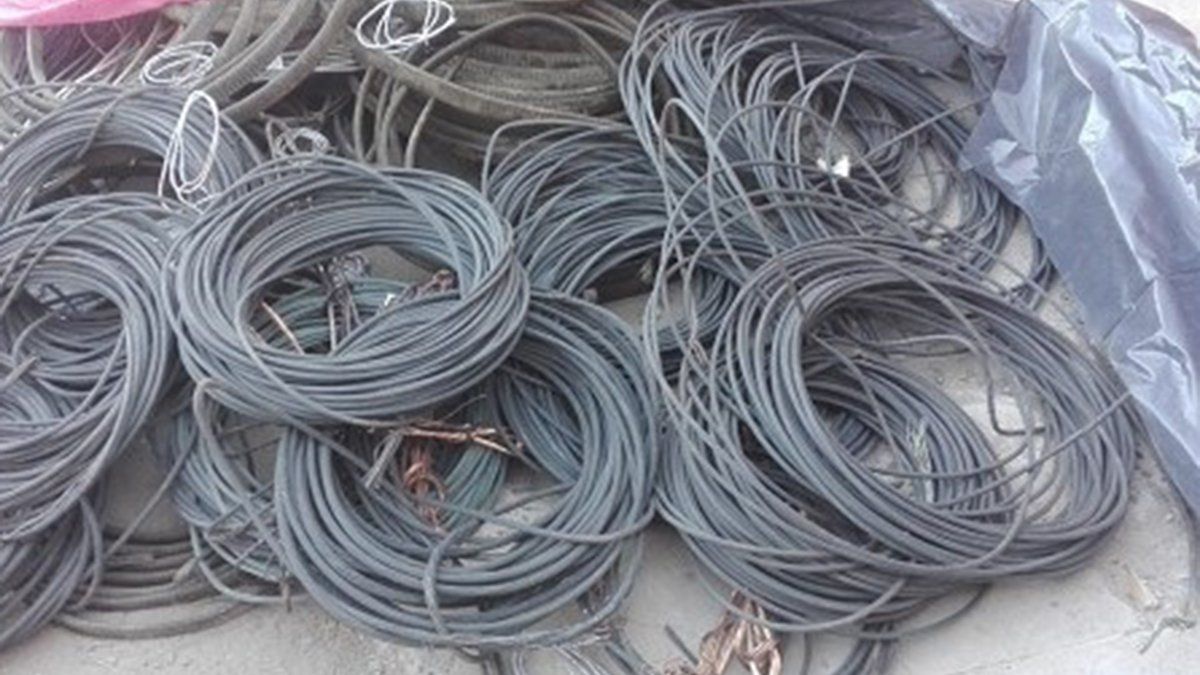 They recovered a significant amount of stolen copper cables