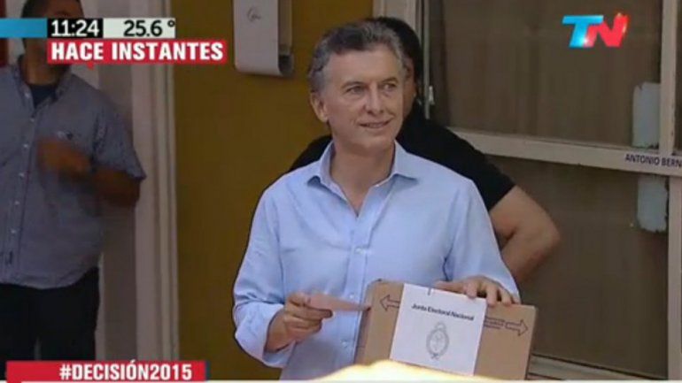 Mauricio Macri: Pase lo que pase que mañana estemos todos juntos