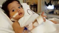 la historia de luca: padece una enfermedad congenita, fue trasplantado de higado y con 2 anos lucha por su vida