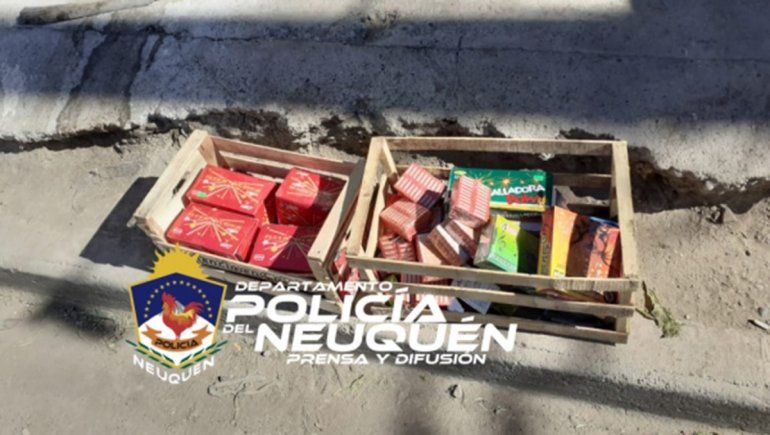 Demorados y secuestros por venta de pirotecnia ilegal en Neuquén y Plottier