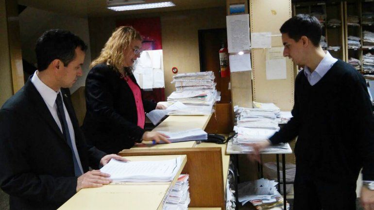 Pita y Rochás presentaron el amparo en el Juzgado Federal.