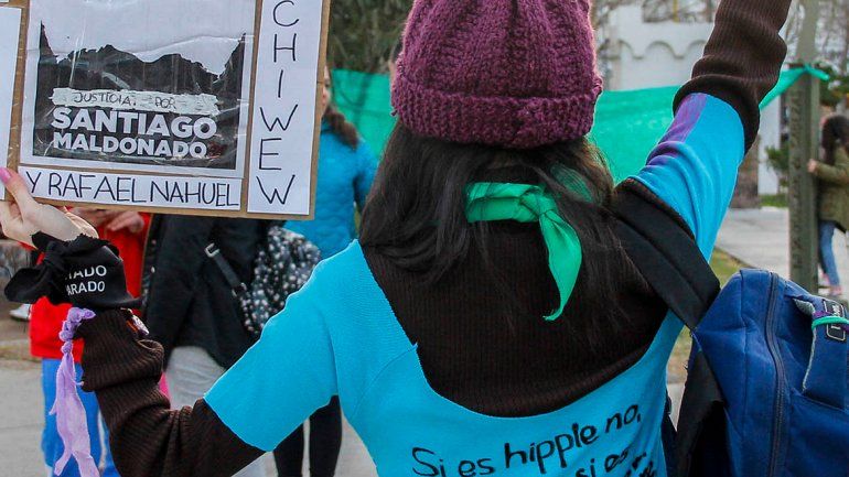 Pañuelazos por el aborto y un grito para pedir justicia