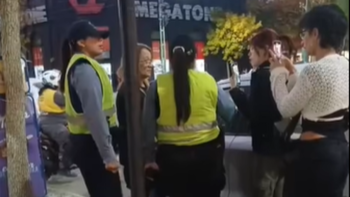 El episodio ocurrió en el centro de Cipolletti sobre calle Roca y España.