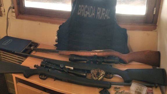 Secuestraron armas de fuego sin documentación en un intenso operativo