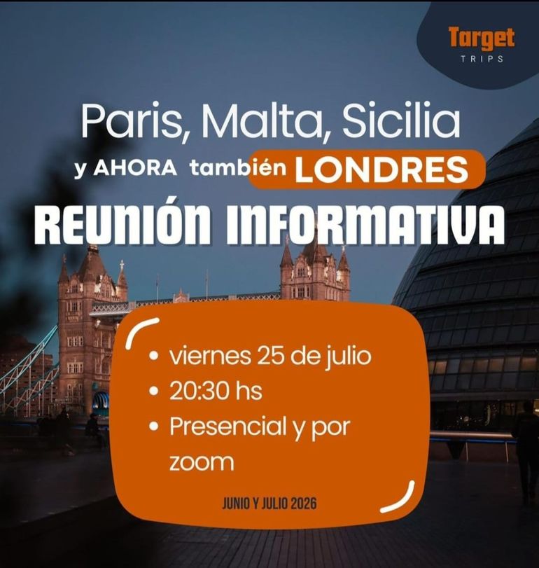 Incluso la folletería y publicaciones en redes sociales demuestran que la agencia coordinaba viajes a París, Malta y Sicilia para junio y julio de 2026. 
