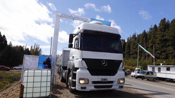 El arco sanitizante que instalaron en Bariloche y nunca funcionó