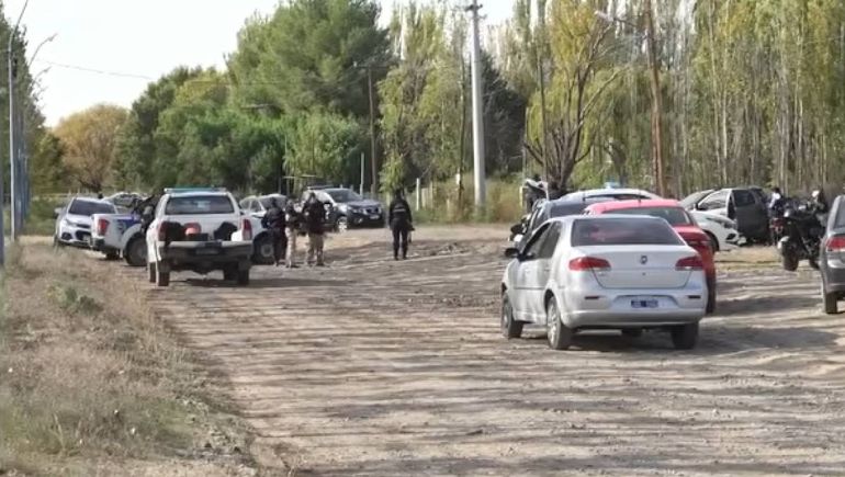 El impresionante operativo en el que cayó el temible delincuente.