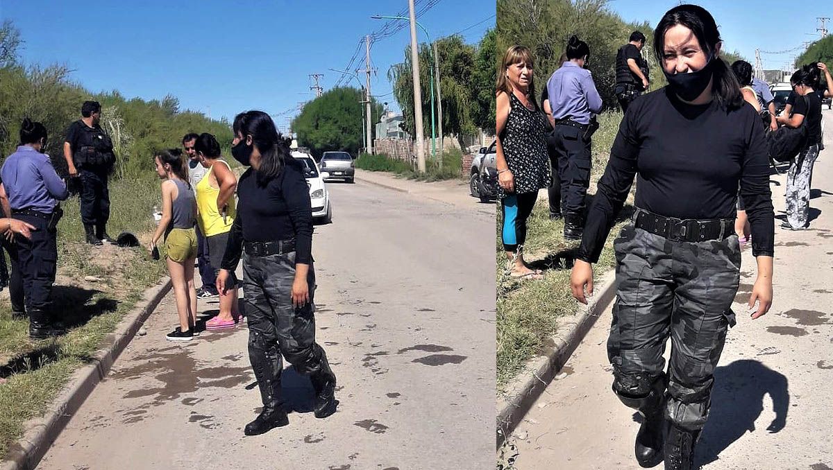 Policías cipoleños rescataron a familia que volcó y cayó al canal