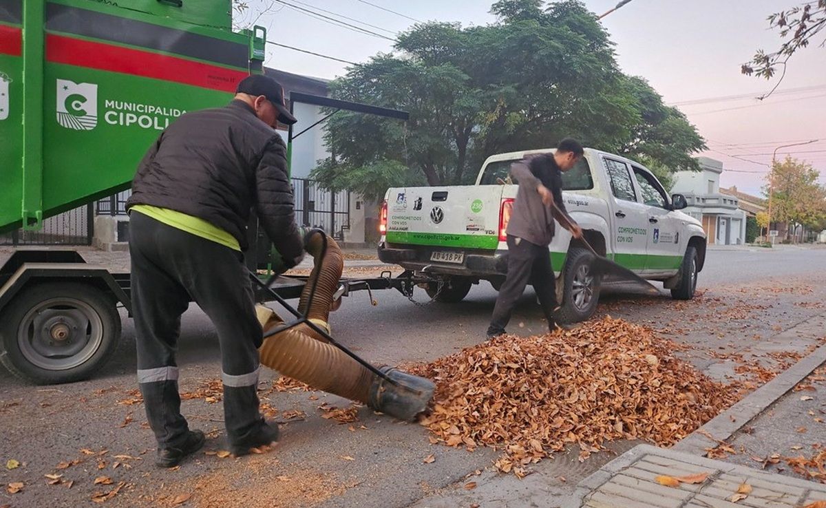 Desde el municipio pusieron en marcha el plan de limpieza en distintos barrios de la ciudad. Foto: Gentileza.