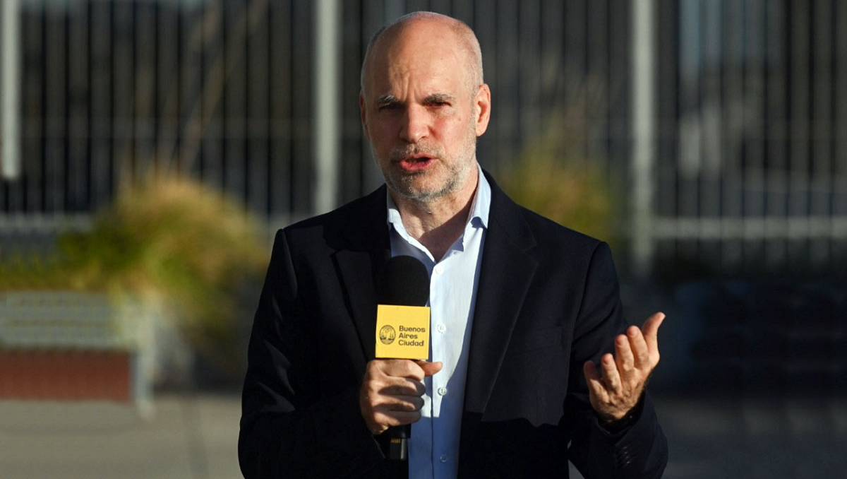Horacio Rodríguez Larreta, en plena campaña para las PASO.