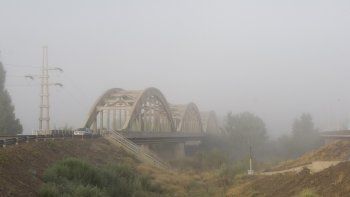jueves helado y con muchas nubes en el alto valle