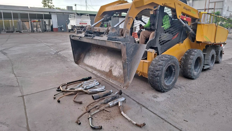 Los escapes libres fueron destruidos en Choele Choel.