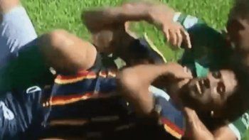 Así comenzó la batalla campal por una acción digna de MMA.