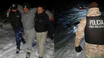 policias caminaron 10 kilometros para rescatar a un hombre
