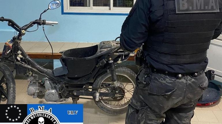 La moto en la que andaba el adolescente tenía el número del motor limado.