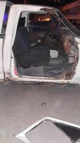 El Tren Patagónico embistió una camioneta