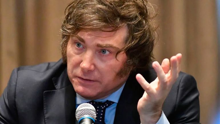 Javier Milei tomó la palabra