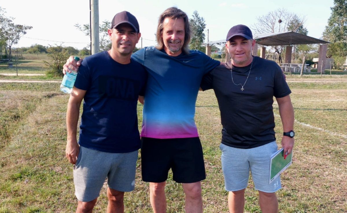 Daniel Cravero y su cuerpo técnico. Llegarán a la ciudad el año que viene pero ya están trabajando en el armado del plantel.&nbsp;