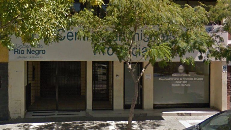 Las oficinas funcionaban a pocos metros de la Municipalidad de Cipolletti