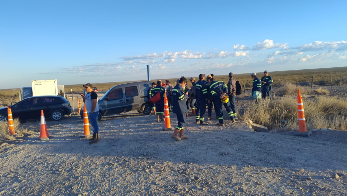 Corte de la Uocra en Vaca Muerta Sur: llegó Gendarmería